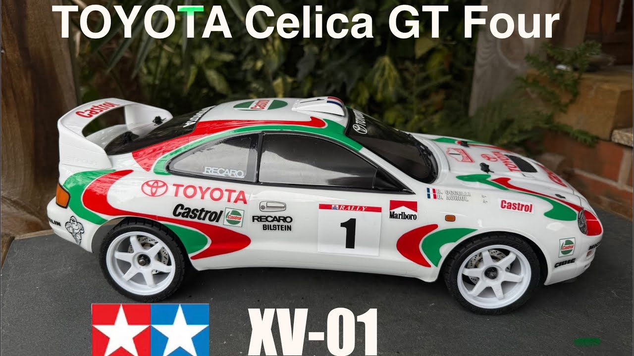 Tamiya Toyota Celica GT Four ST205 on XV-01 chassis full Castrol