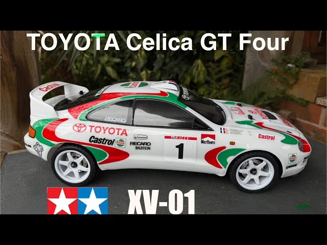 Tamiya Toyota Celica GT Four ST205 on XV-01 chassis full Castrol