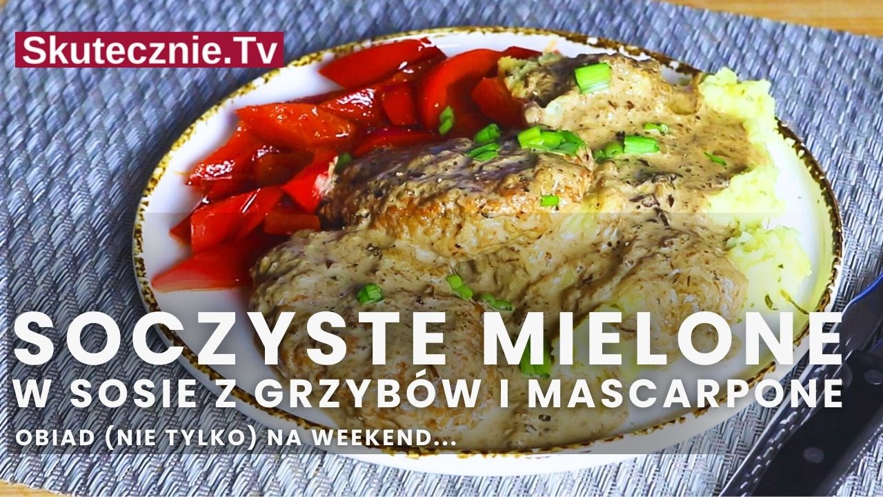 Soczyste kotlety mielone w sosie grzybowym z mascarpone – prosty, domowy obiad :: Skutecznie.Tv