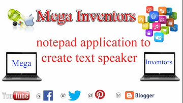 notepad application to create text speaker