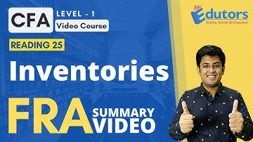 CFA Level 1 - Summary Video (2020) | Inventories | FRA | Hindi