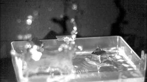 slow motion magnets in water