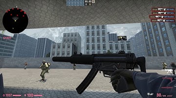 CSGO MP5-SD SHOWCASE ON AIM_BOTZ