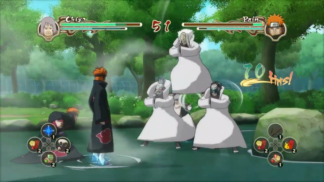 Chiyo vs Pain - Naruto Shippuden Ultimate Ninja Storm 2