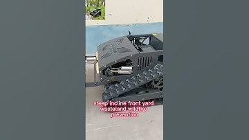 Buy engine one-button start crawler wireless radio control robotic remote control mower on Alibaba