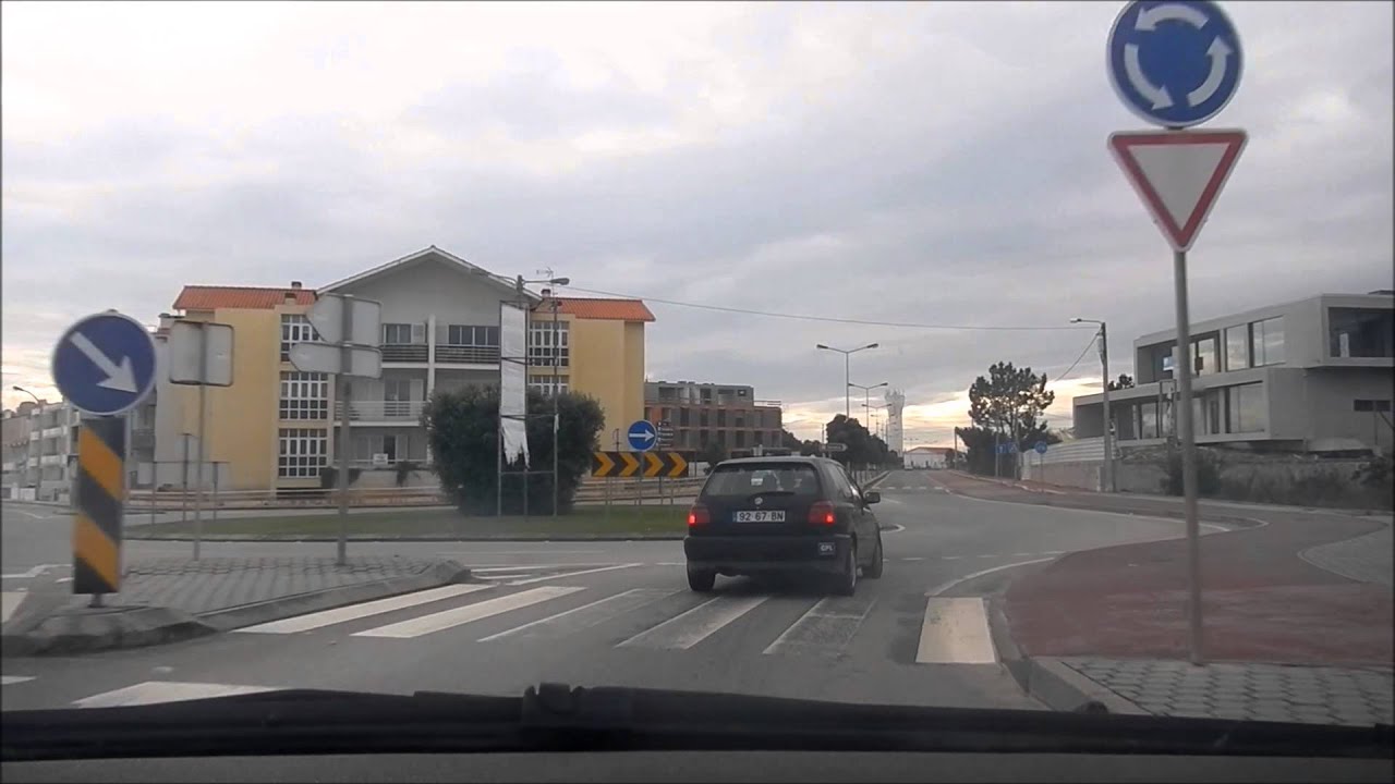 Driving in Aveiro (Portugal) - From Torreira to São Jacinto (19)