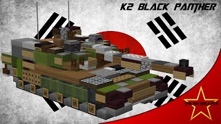 Minecraft Modern Warfare Build Tutorial: K2 Black Panther screenshot 4