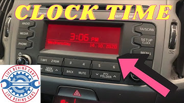Kia Sportage Clock Time Settings