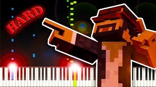 Video thumbnail of "CaptainSparklez - Revenge - Piano Tutorial (Minecraft Parody of Usher's DJ's Got Us Falling In Love)"
