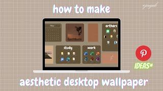 Hướng dẫn làm Desktop Wallpaper bằng Canva đơn giản | Decor laptop #jangwh  - YouTube