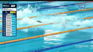 Finn Morton 50(LCM) butterfly 25.05 lane 8