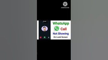 Samsung S24 Ultra whatsapp call not showing lock screen