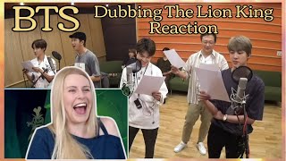 Bts Dubbing The Lion King - Reaction