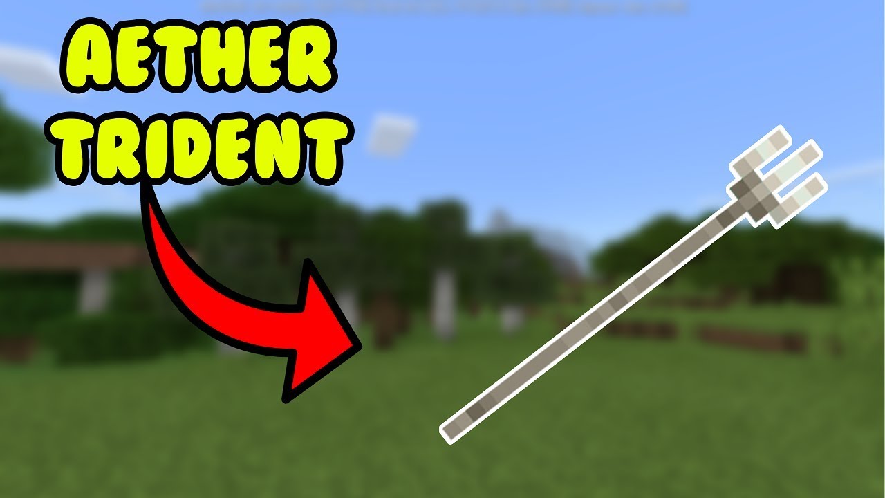 Aether Trident Addon Minecraft Pe Showcase Youtube