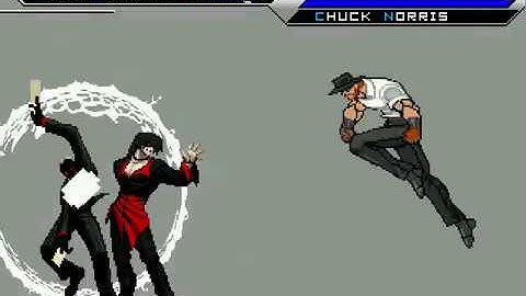 [ Kof Mugen y Winmugen ] Code Crashed Yagevil(4p) vs Dark Oswald y Chuck Norris