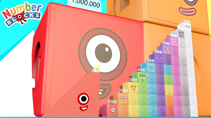 Numberblocks Puzzle Step Squad 1 - 1035 to 10,000 MILLION to 10,000,000 MILLION BIGGEST Numbers!