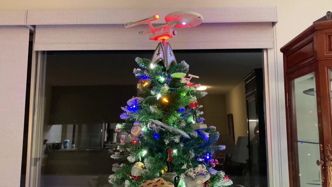 Roberts 2020 Star Trek Tree Topper Christmas Tree edition YouTube