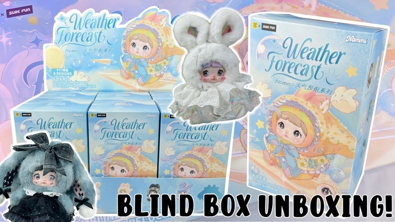 Let's Open the NOMMI WEATHER FORECAST Plushie Blind Box Series