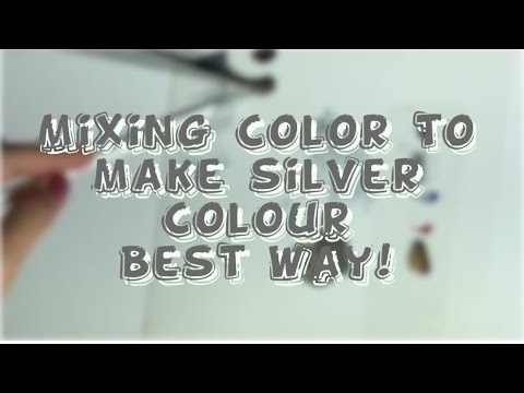 How to Mix Basic Colors to Make Silver