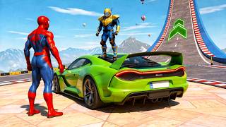 Superhero Car Stunt Mega Ramps 2026 🦸‍♂️🏎️ Impossible Cars and Trucks Driving 3D 🎮 Android GamePlay screenshot 5