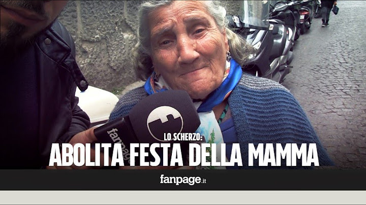 Abolita festa della mamma: lo scherzo alle mamme napoletane