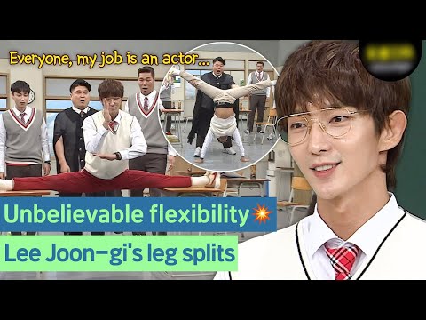 Lee Joon-gi showed off his flexibility with the splits on Knowing Bros🙀 #LeeJoongi