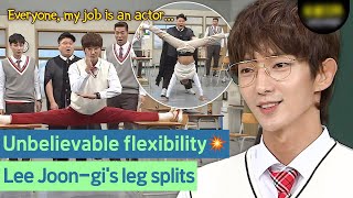 Lee Joongi showed off his flexibility with the splits on Knowing Bros #LeeJoongi