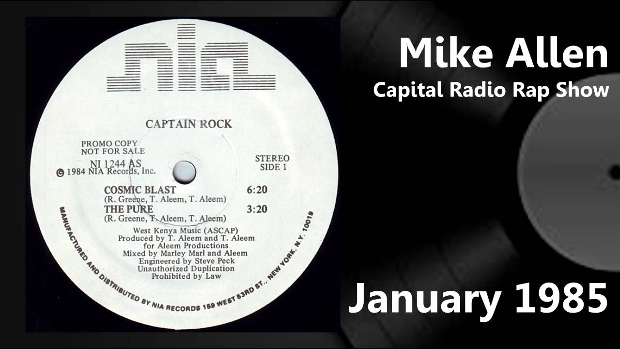 Mike Allen Capital Radio Rap Show January 1985 Pt 2