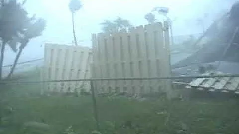 2004 Hurricane Charlite Landfall Footage
