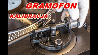 Gramofon Audio technica AT-LP120XUSB pierwsze użycie i kalibracja,  dla początkujących, Test PL