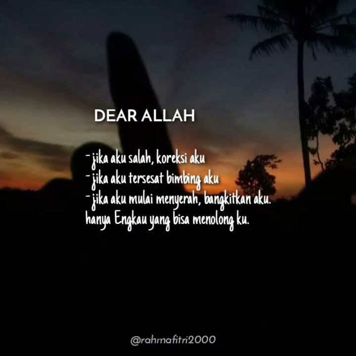 story wa dear Allah || story terbaru 2021