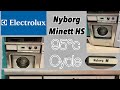 Nyborg Minett HS Commercial Washer Demonstration 95°c Cycle @The Laundry Centre