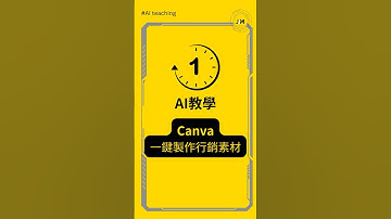 #一分鐘AI教學 ▌Canva AI快速生成文案及行銷素材 #文案生成 #canvaai #canva教學 #效率提升  #ai  #魔法文案工具