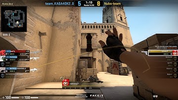 Insane 1vs5 Deagle Clutch FACEIT CSGO