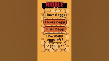 Viral Egg Riddle: How Many Eggs Remain? (90% Get This Wrong!) #versatileriddles