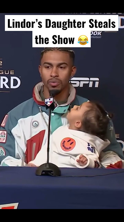 This moment with Francisco Lindor's daughter from Wild Card was