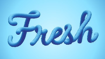 This 3D Tube Text Effect is Made With Illustrator’s Blend Tool