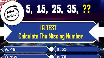 Calculate the Missing Number - IQ Test Numbers Sequence - Episode 3