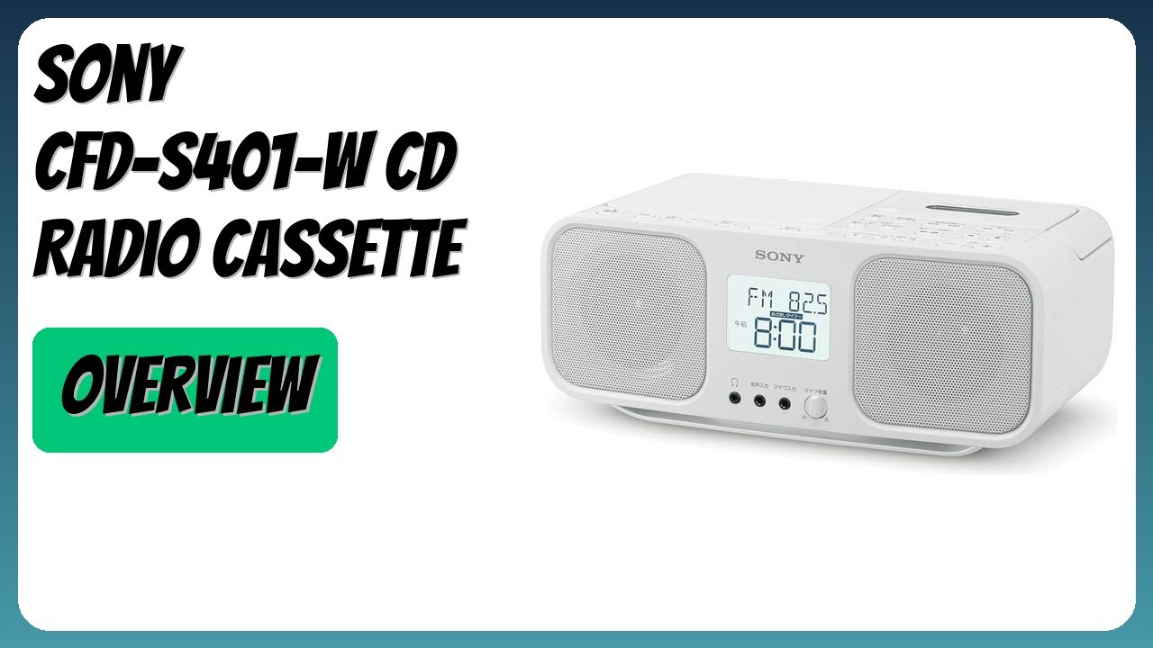 REVIEW (2026): Sony CFD-S401-W CD Radio Cassette. Features - YouTube