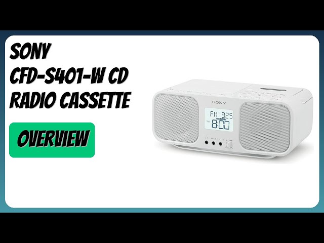 REVIEW (2026): Sony CFD-S401-W CD Radio Cassette. Features - YouTube
