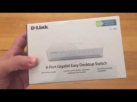 D-Link DGS-1008A 8 Port Gigabit Easy Desktop Switch