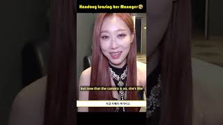 Handong Teasing Her Manager