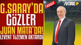 Galatasarayda Gözler Matada Levent Tüzemen Galatasaray