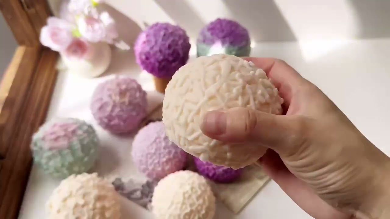 Floral Ball Silicone Molds — Elegant Candle & Soap Designs 🌸✨