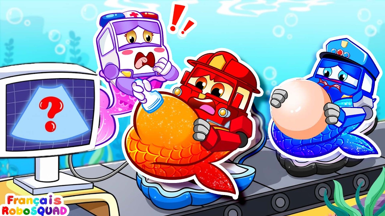 Doctor Check Up  Pregnant Mermaid 🩺🤰| Bonnes Habitudes | Dessin Animé | Robosquad