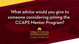 CCAPS Mentor Program: Gabriel Schlough and Rachel Desmet