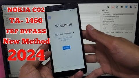 nokia C02 FRP Bypass Android 13/14 New Security | TA-1460 Google Account Bypass New Method 2024