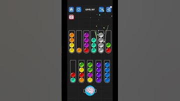 Lv 237 Ball Sort Puzzle - Color Game / 顏色分類遊戲 / ボールソーティングパズル (Guru Game)  #ballsortpuzzle