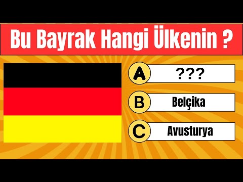 Bu Bayrak Hangi Ülkeye Ait 🤔❓(Kolay, Orta, Zor) | Bayrak Bulmaca