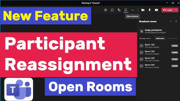 How to Reassign Students to Breakout Rooms Teams | How To Assign Students To Breakout Rooms in Teams